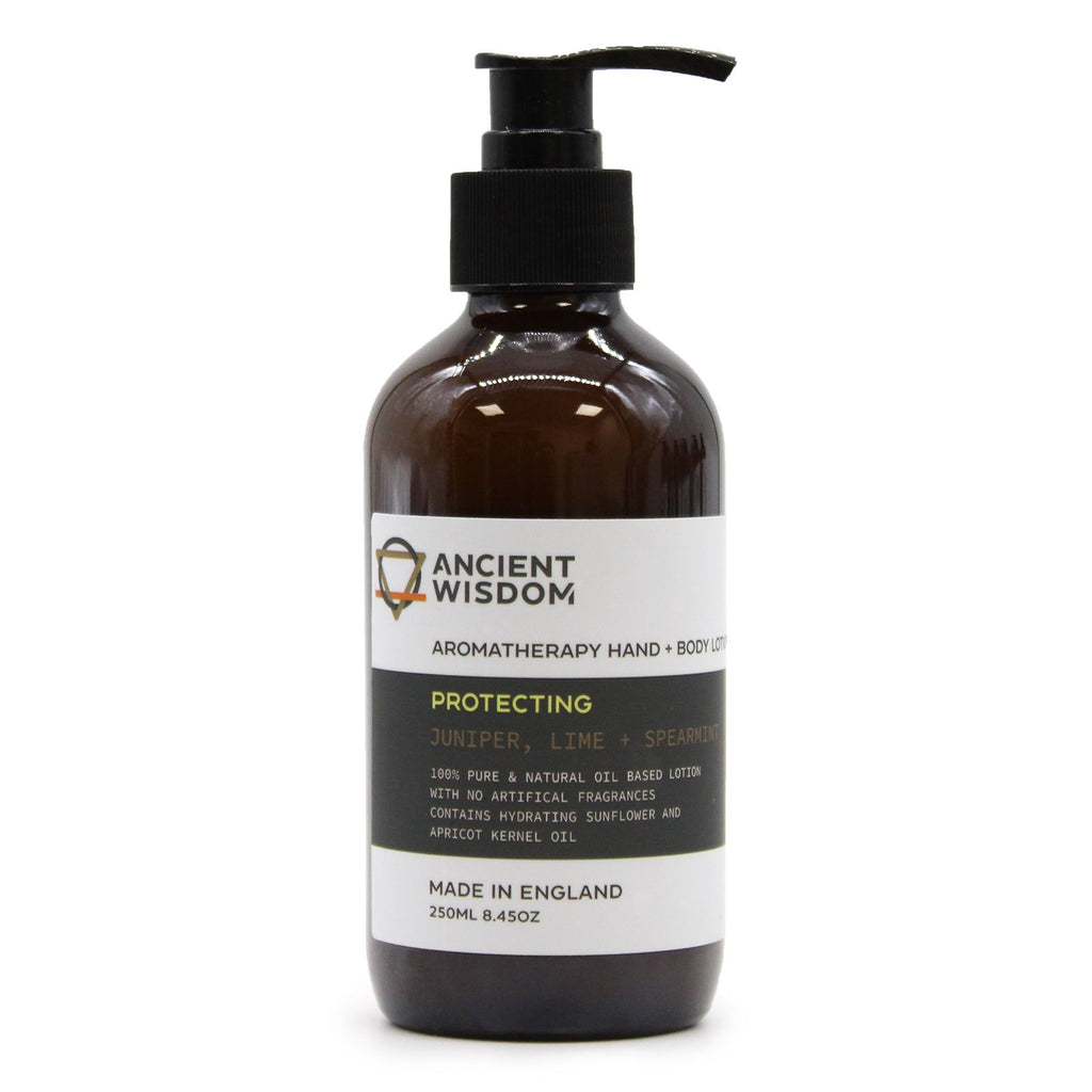 ANCIENT WISDOM - Loção para Mãos e Corpo Zimbro, Lima e Hortelã-Verde 250 ml