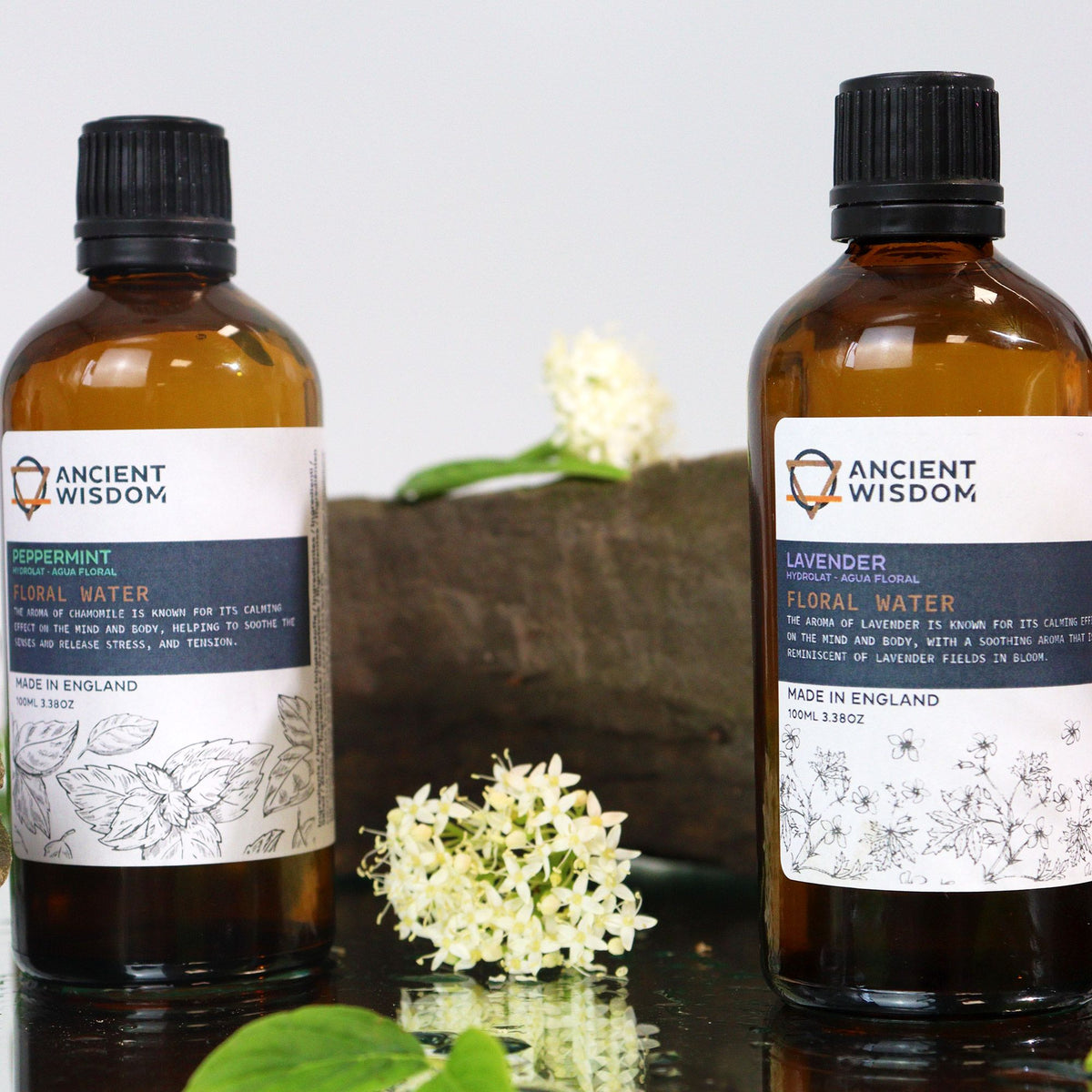 Água Floral Aromática de Hortelã-Pimenta (Hidrolato) – 100 ml | Ancient Wisdom