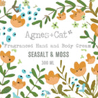Creme de Mãos e Corpo Sal Marinho e Musgo – 300 ml | Agnes + Cat