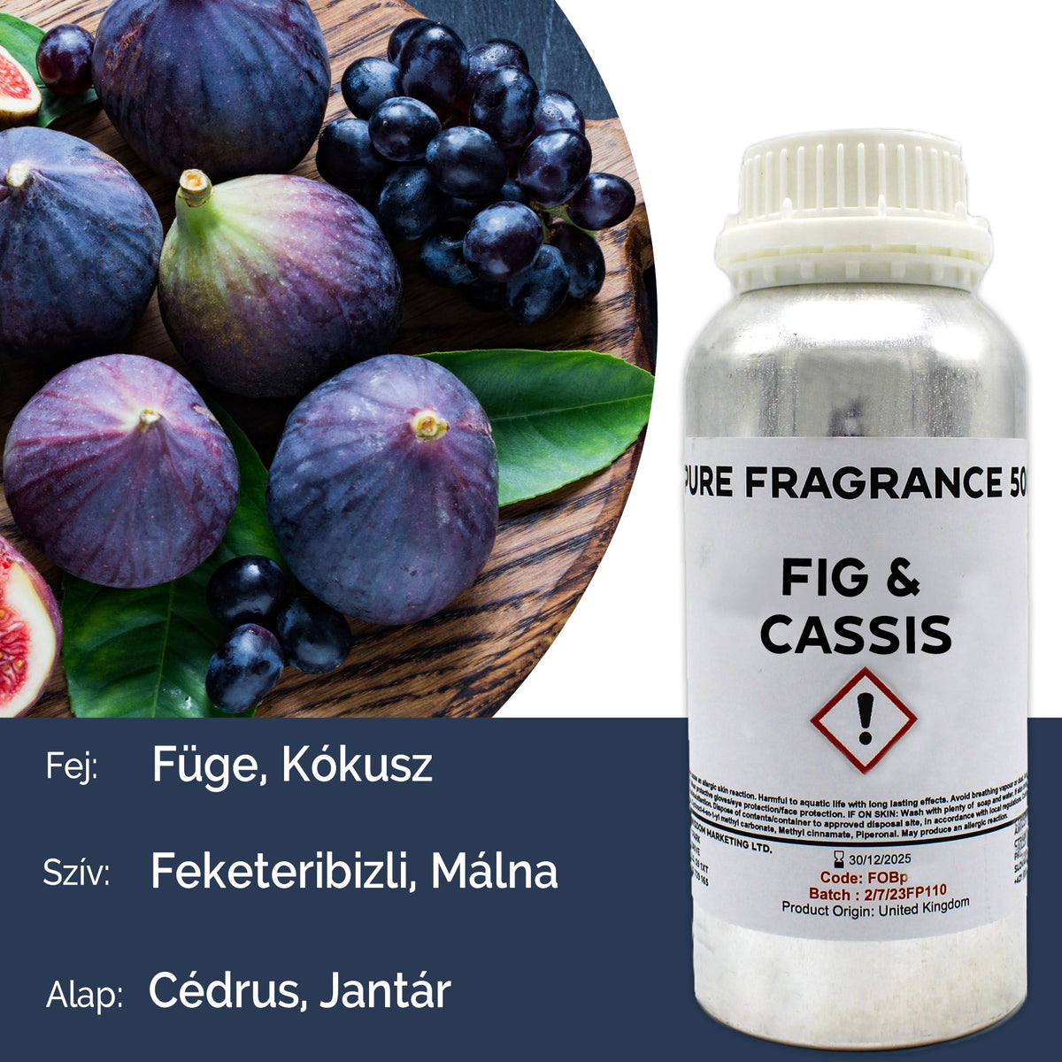Óleo de Fragrância Puro Figo e Cassis – 500 ml | Ancient Wisdom