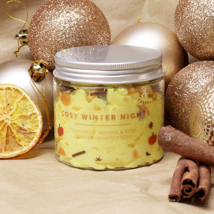 Sabonete Cremoso Batido Noites de Inverno Aconchegantes – 120 g | Ancient Wisdom