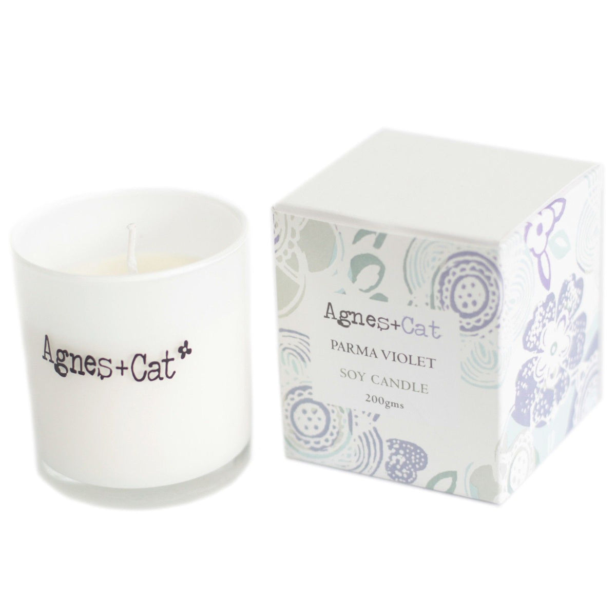 Vela Votiva de Soja – Violeta de Parma | Agnes + Cat