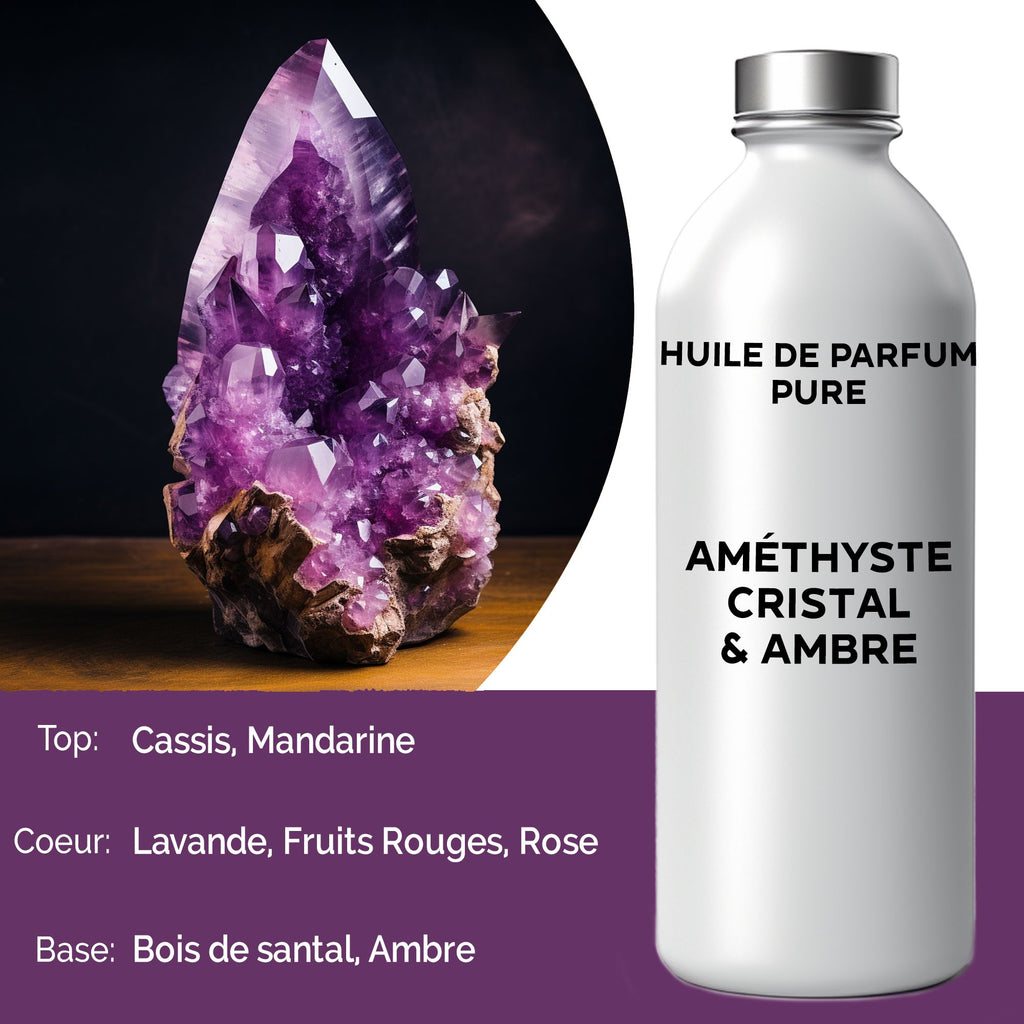 Óleo de Fragrância Puro Cristal de Ametista e Âmbar – 500 ml | Ancient Wisdom