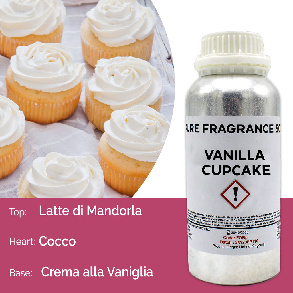 Óleo de Fragrância Puro Cupcake de Baunilha – 500 ml | Ancient Wisdom