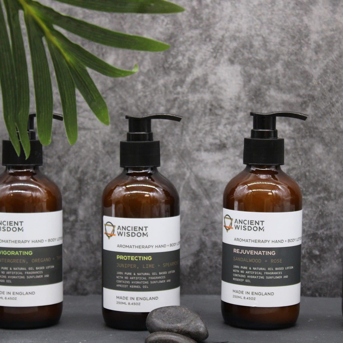 ANCIENT WISDOM - Loção para Mãos e Corpo Sândalo e Rosa 250 ml
