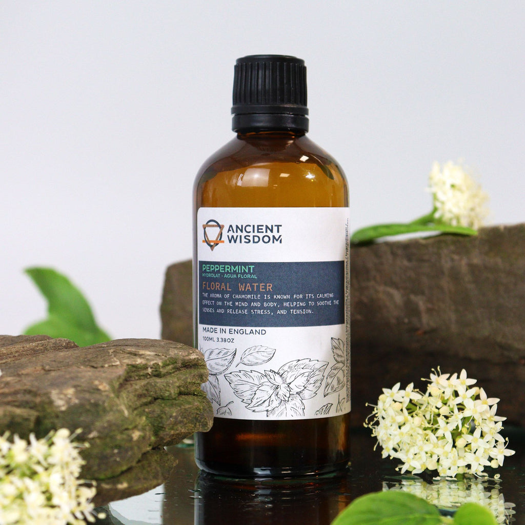 Água Floral Aromática de Hortelã-Pimenta (Hidrolato) – 100 ml | Ancient Wisdom