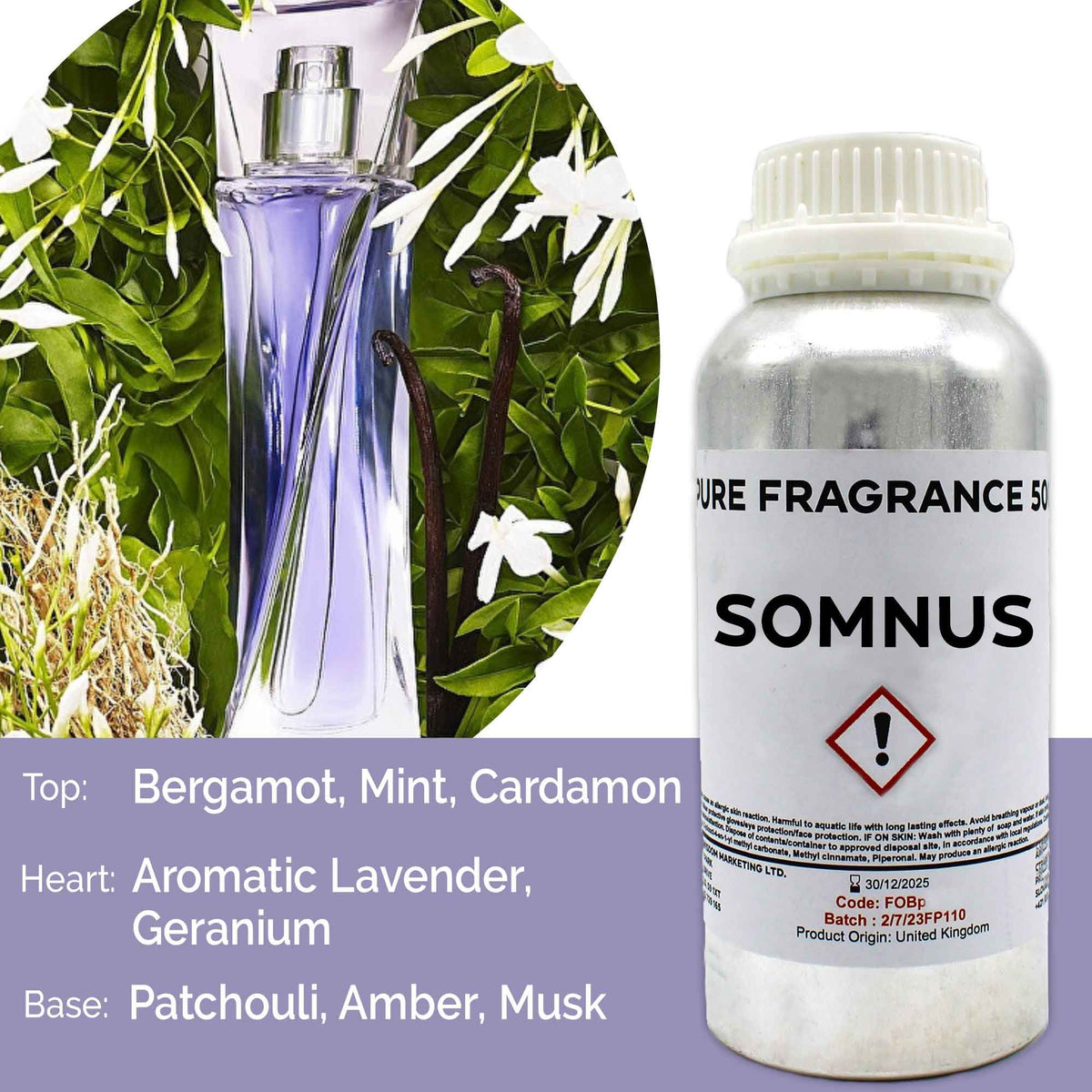 Óleo de Fragrância Puro Somnus – 500 ml | Ancient Wisdom