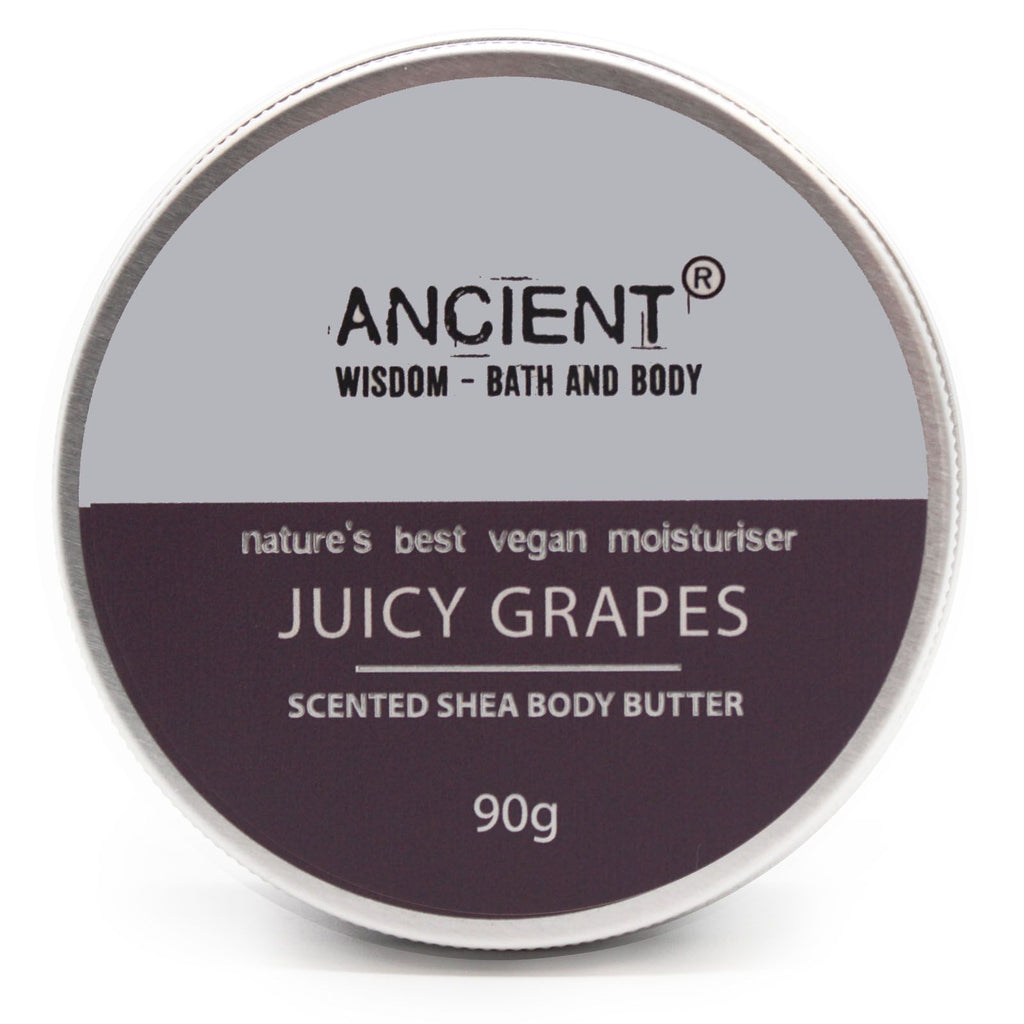 Manteiga Corporal de Karité Perfumada – Uvas, 90 g | Ancient Wisdom