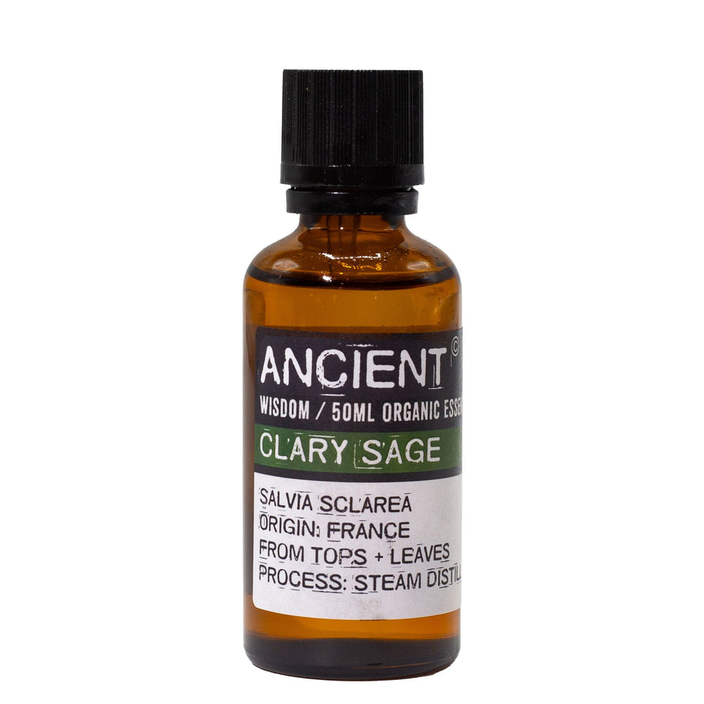 Óleo Essencial Biológico de Sálvia-Esclareia 100% Puro – 50 ml | Ancient Wisdom