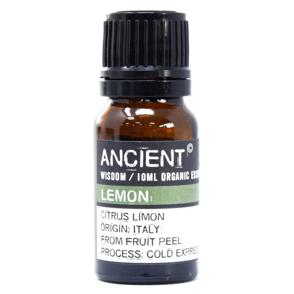 Óleo Essencial Biológico de Limão 100% Puro – 10 ml | Ancient Wisdom