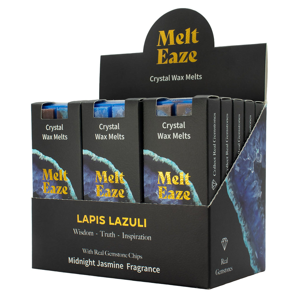 Cera Perfumada MeltEaze com Lápis-Lazúli – Jasmim da Meia-Noite, 50 g | Ancient Wisdom