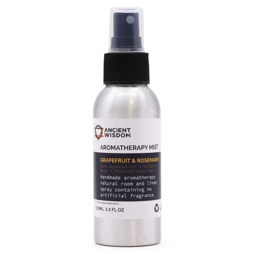 Bruma de Óleos Essenciais Toranja e Alecrim – 100 ml | Ancient Wisdom