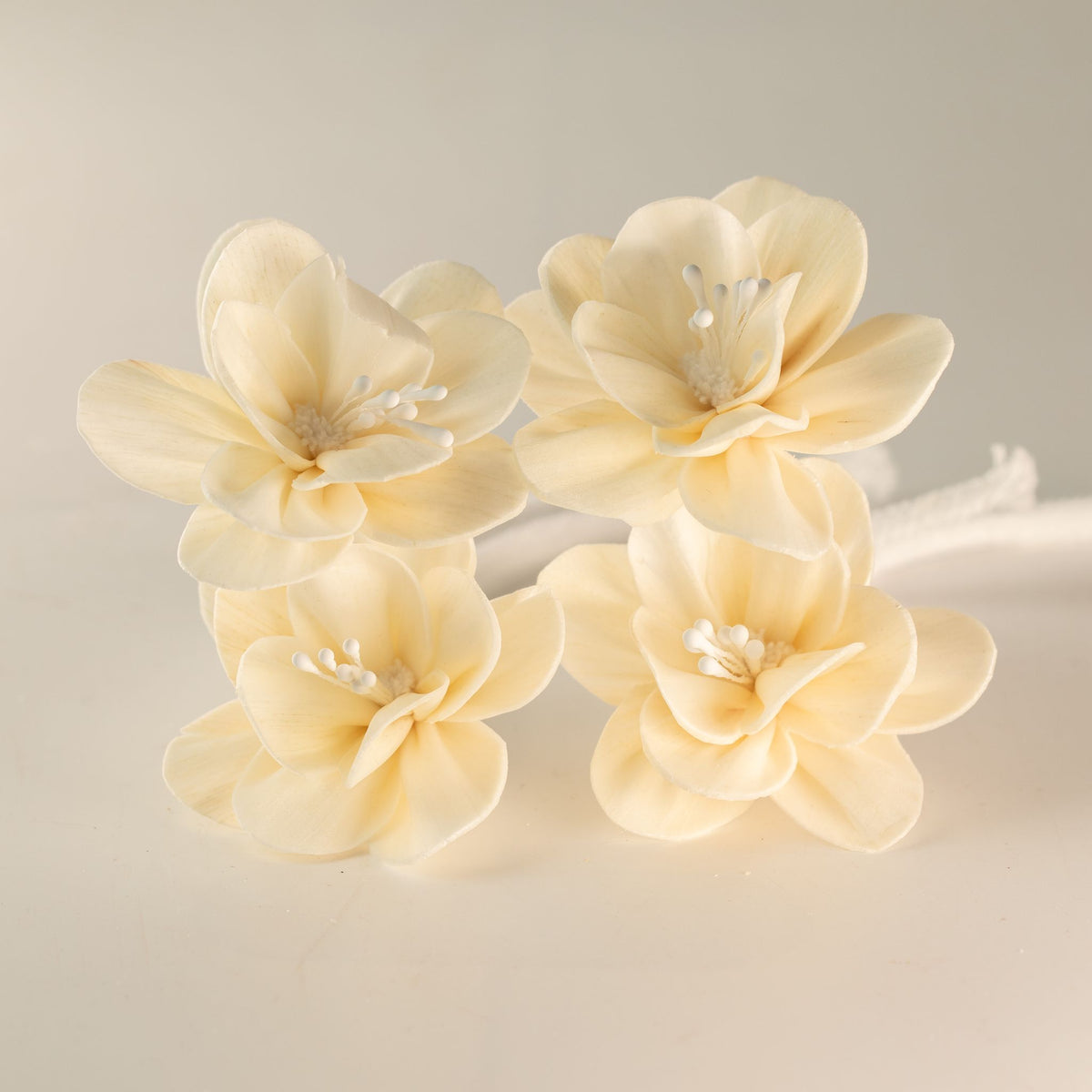 Flor para Difusor em Madeira de Sola – Lírio Pequeno com Cordão | Ancient Wisdom