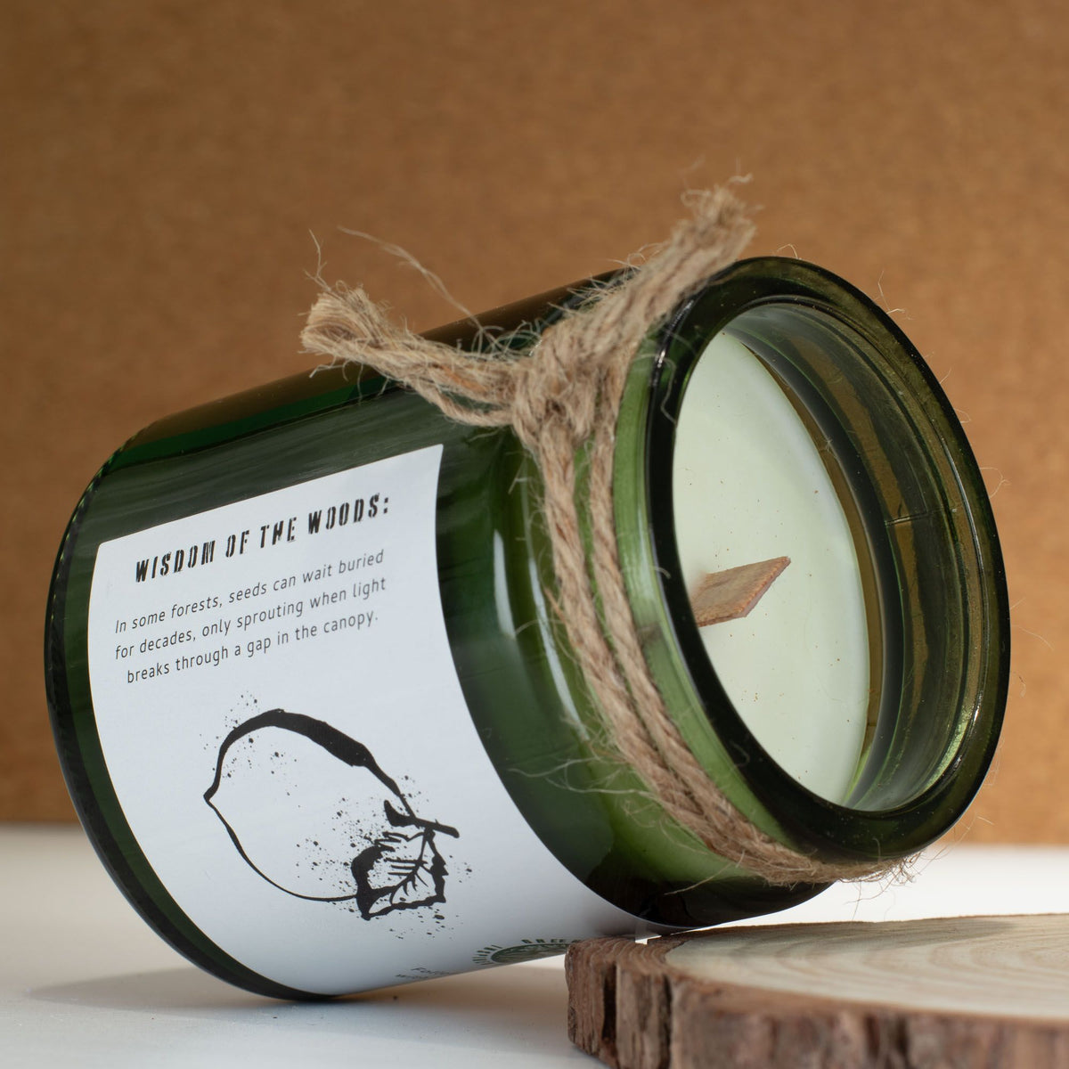 GREENMAN RITUALS - Vela de Soja com Pavio de Madeira Forest Resin