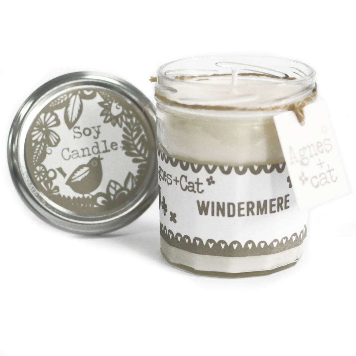 Vela de Soja em Frasco de Compota – Windermere – 220 ml | Agnes + Cat