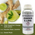 Óleo de Fragrância Puro Gengibre e Lima – 500 ml | Ancient Wisdom