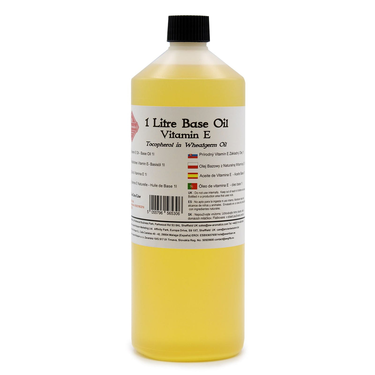Óleo Natural de Vitamina E - 1 Litro