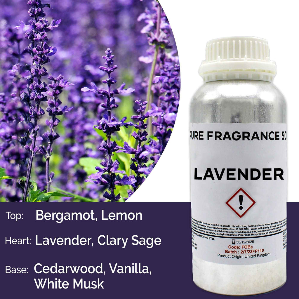 Óleo de Fragrância Puro Lavanda – 500 ml | Ancient Wisdom
