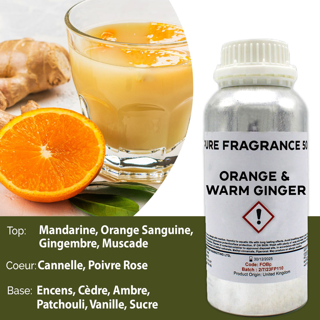 Óleo de Fragrância Puro Laranja e Gengibre Quente – 500 ml | Ancient Wisdom