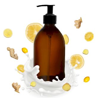 Loção de Mãos e Corpo Gengibre e Laranja – 300 ml sem Rótulo | Ancient Wisdom