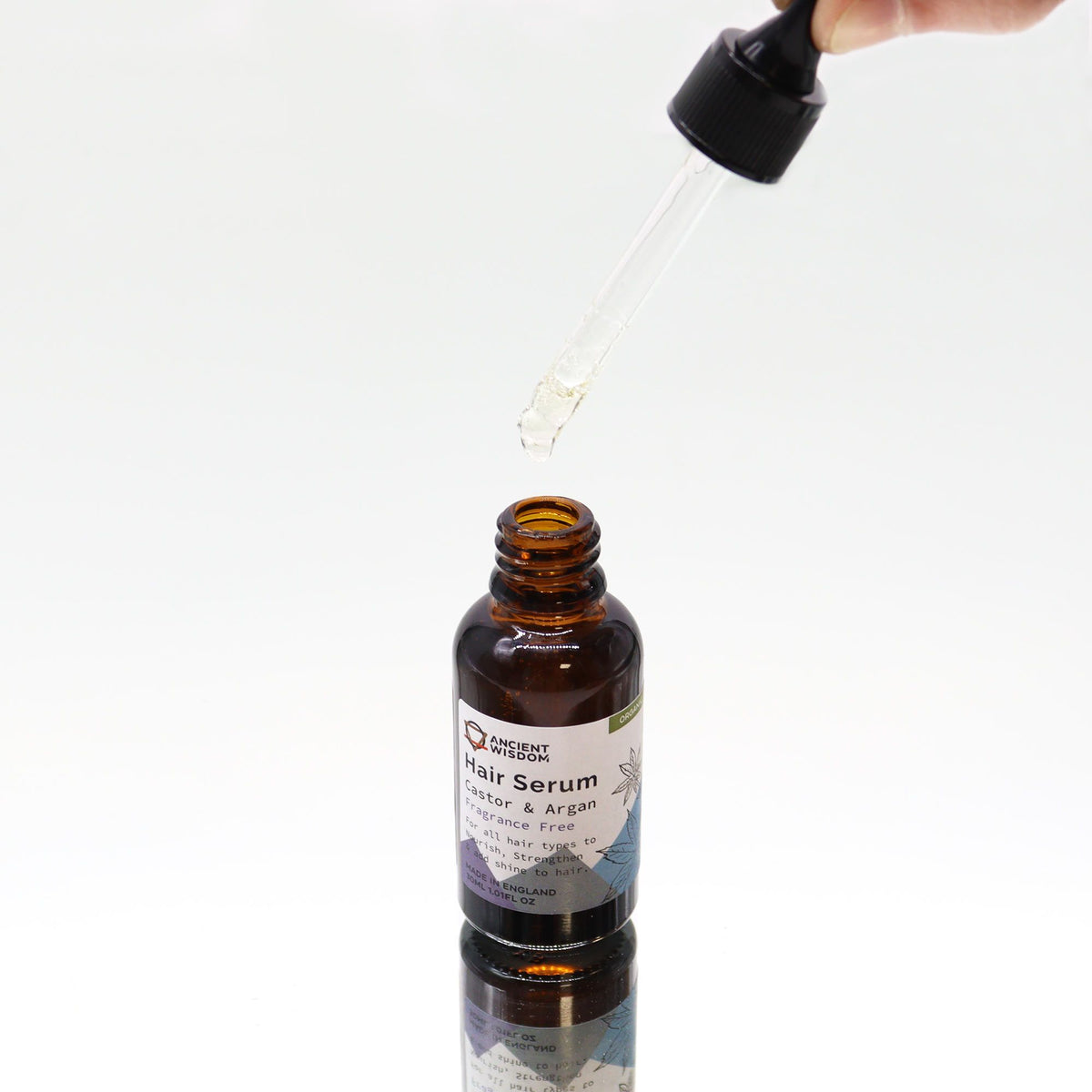 ANCIENT WISDOM - Sérum Capilar Orgânico Sem Fragrância 30 ml