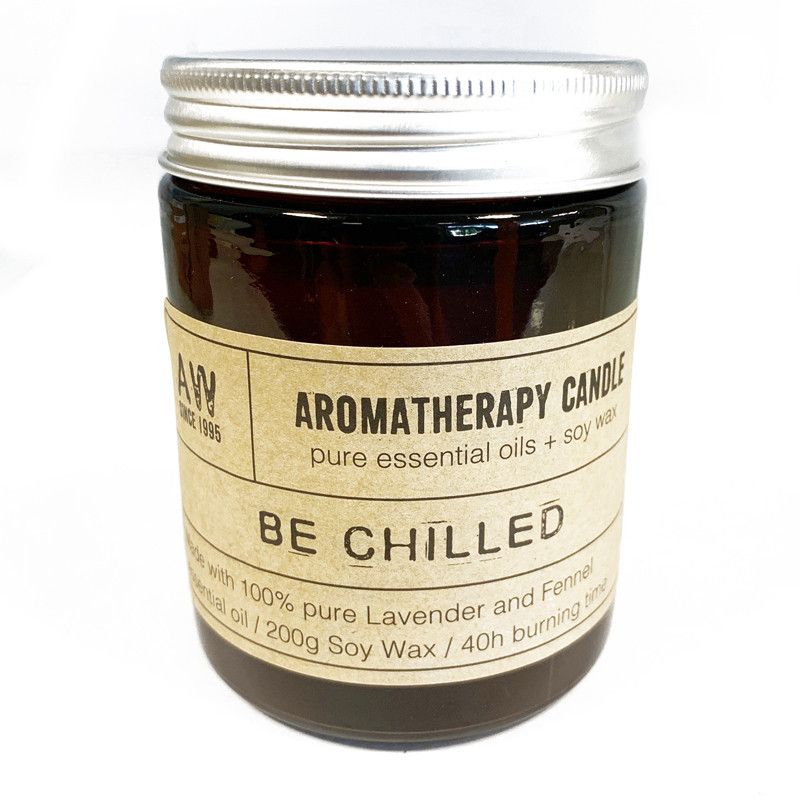 Vela de Aromaterapia Be Chilled (Relaxa) com Óleos Essenciais de Lavanda e Funcho – 200 g | Ancient Wisdom