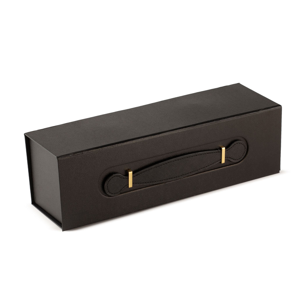 Caixa de Oferta Desmontável para Garrafa de Vinho – 33,5 × 10 × 10,5 cm – Preto | Ancient Wisdom