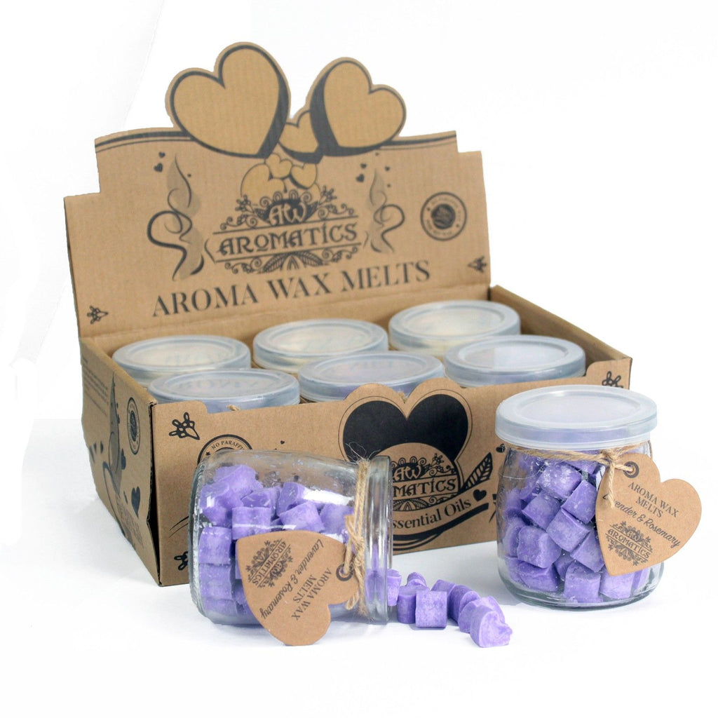 Ceras Aromáticas de Soja – Lavanda e Alecrim (Lavender & Rosemary), Cerca de 85 g | Ancient Wisdom