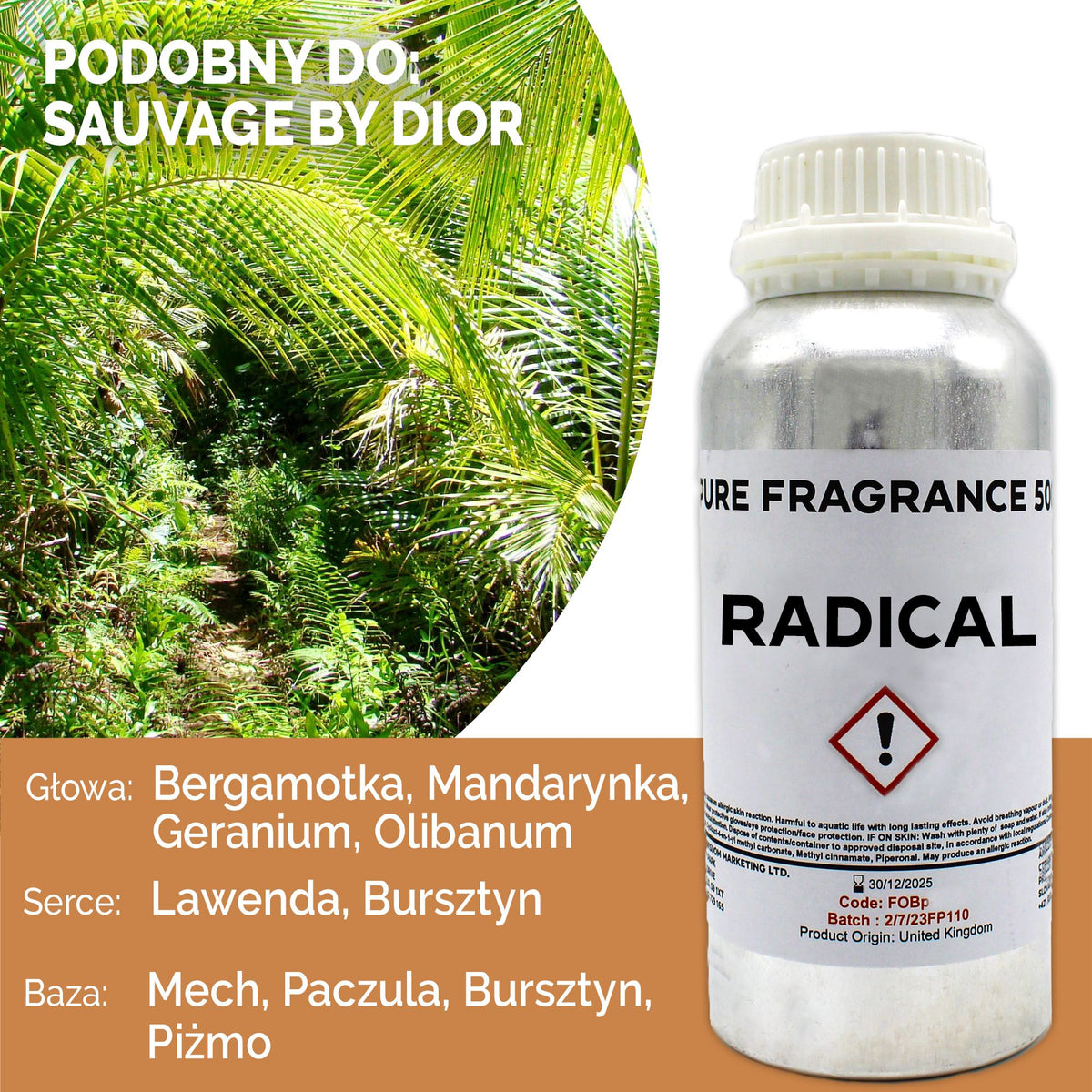 Óleo de Fragrância Puro Radical – 500 ml | Ancient Wisdom