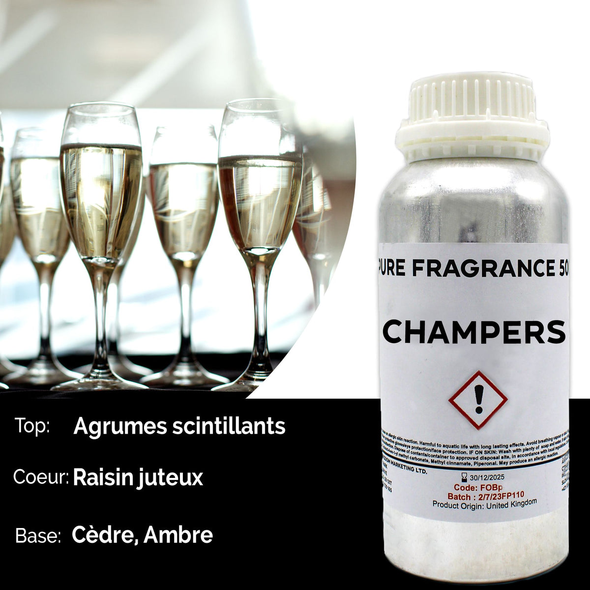 Óleo de Fragrância Puro Champanhe – 500 ml | Ancient Wisdom