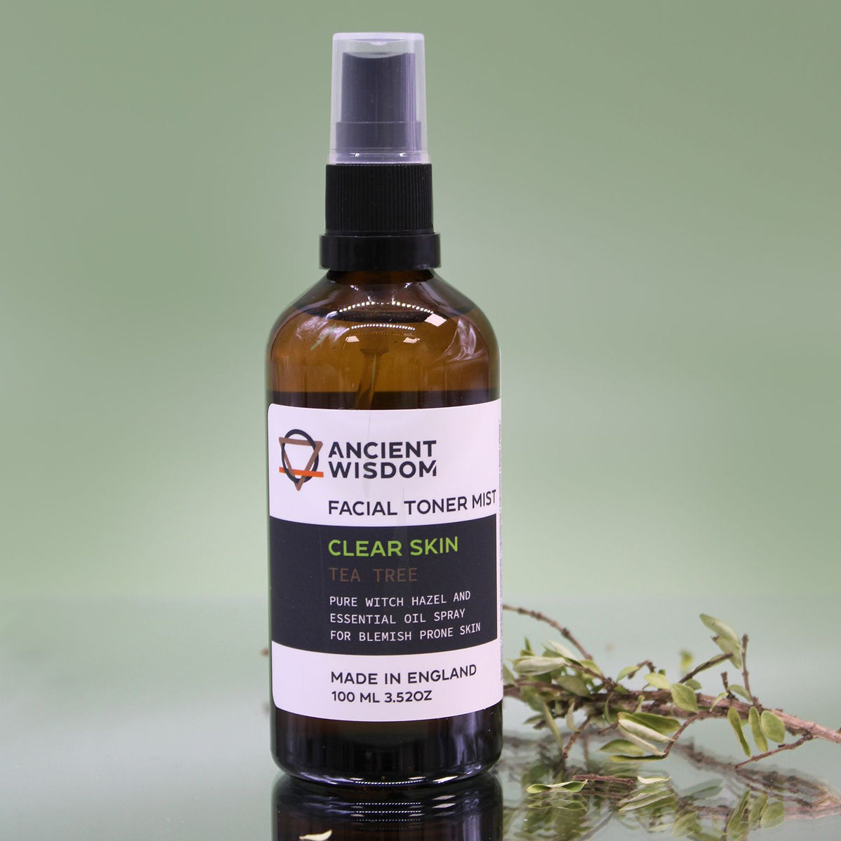 Bruma Tónica Facial de Hamamélis e Árvore do Chá - 100 ml