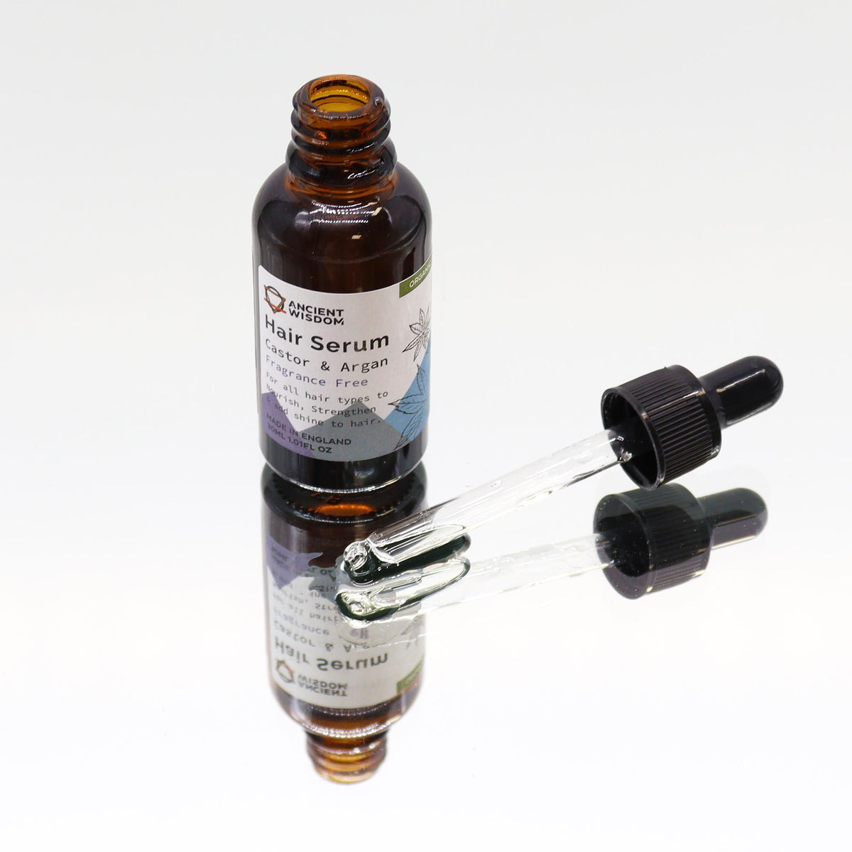 ANCIENT WISDOM - Sérum Capilar Orgânico Sem Fragrância 30 ml