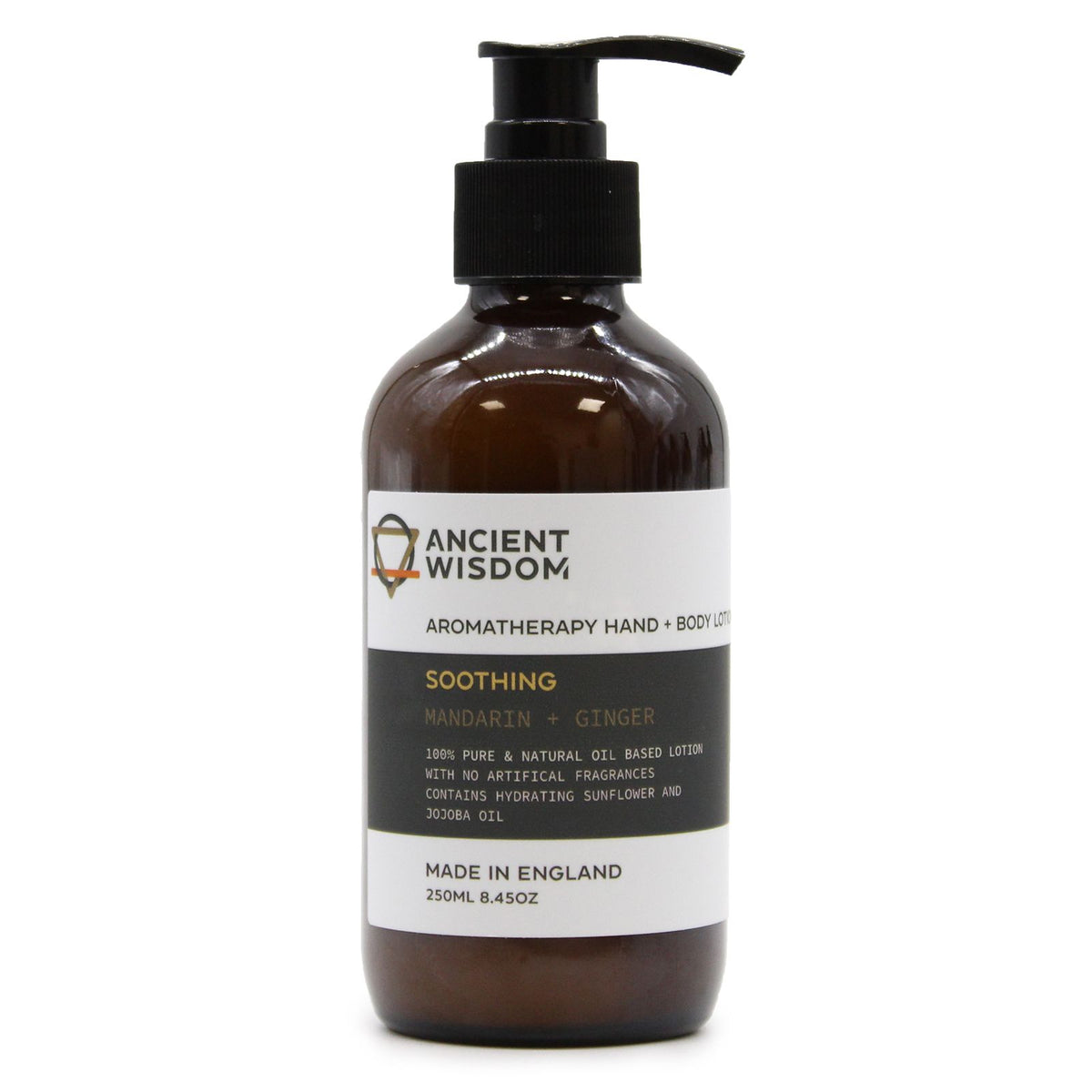ANCIENT WISDOM - Loção de Mandarina e Gengibre para Mãos e Corpo 250 ml