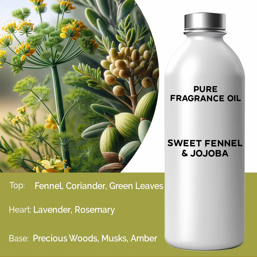 Óleo de Fragrância Puro Funcho Doce e Jojoba – 500 ml | Ancient Wisdom