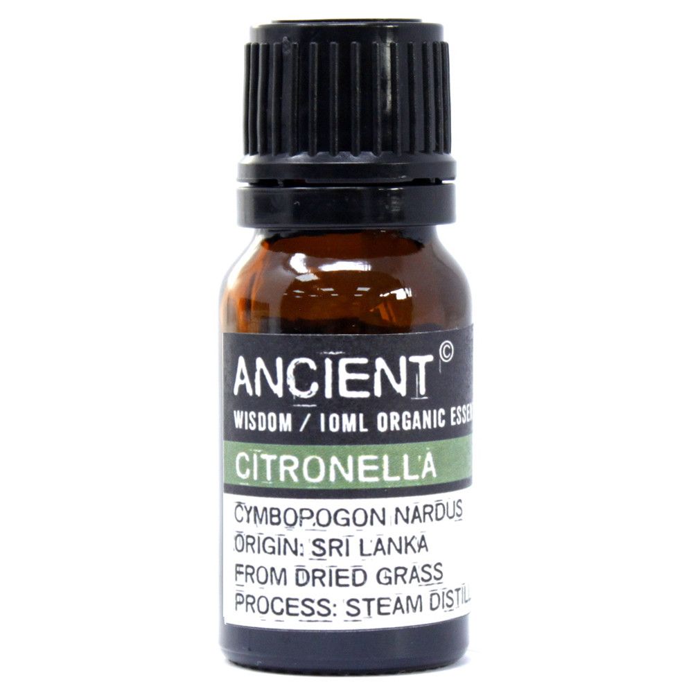 Óleo Essencial Biológico de Citronela 100% Puro – 10 ml | Ancient Wisdom