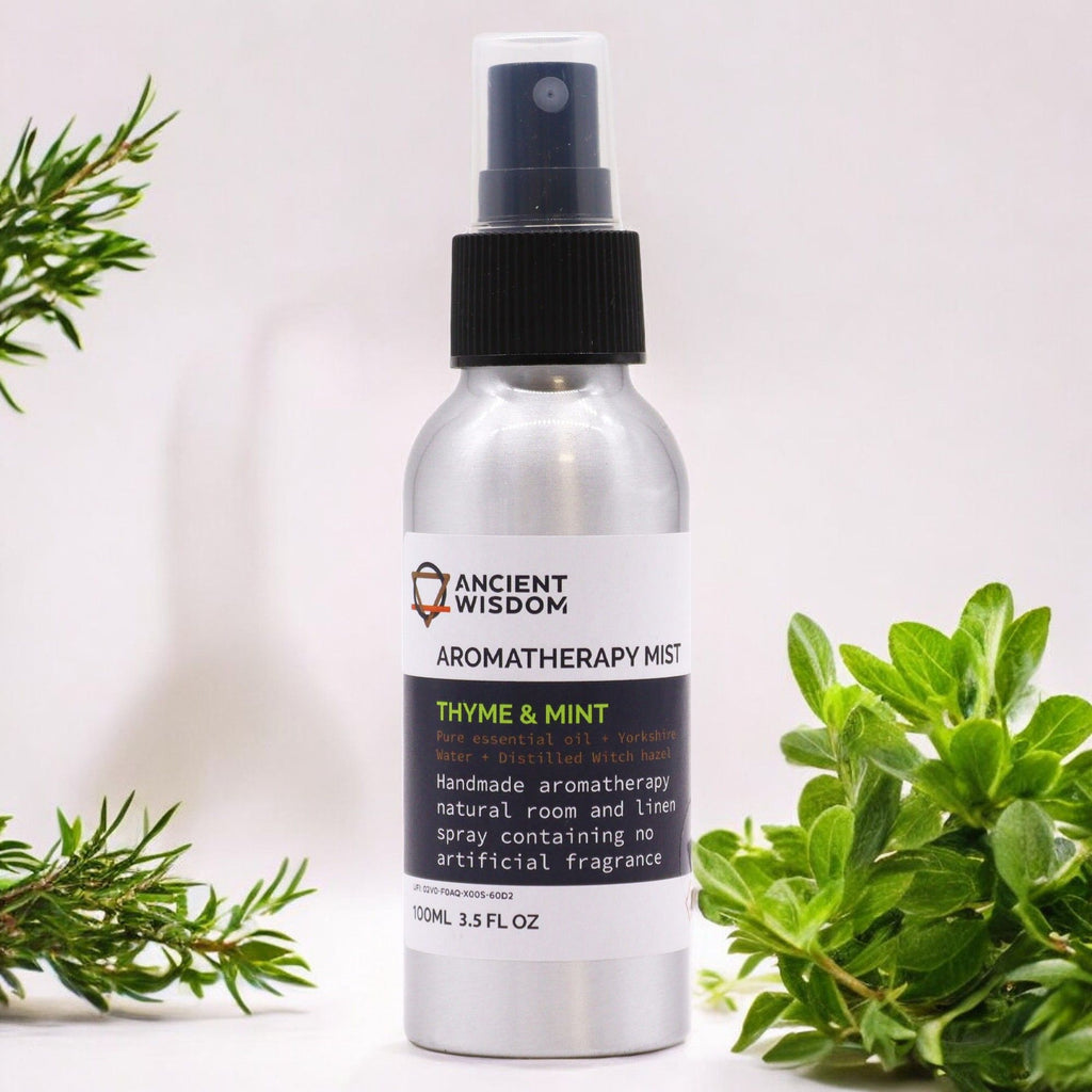 Bruma de Óleos Essenciais Tomilho e Hortelã – 100 ml | Ancient Wisdom