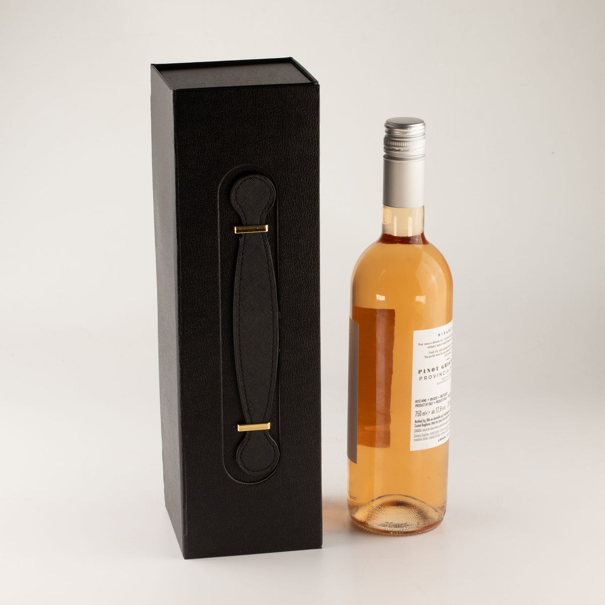 Caixa de Oferta Desmontável para Garrafa de Vinho – 33,5 × 10 × 10,5 cm – Preto | Ancient Wisdom