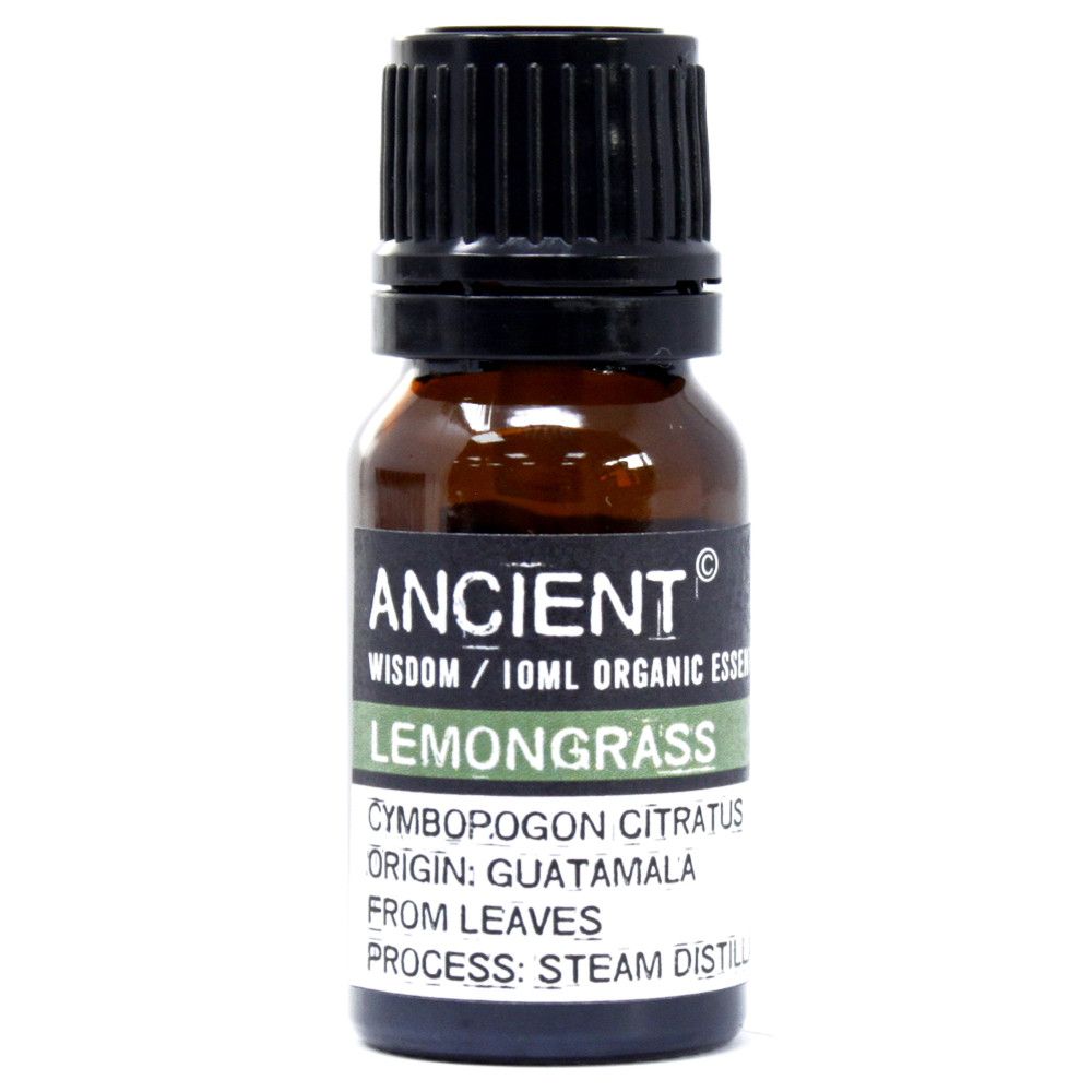 Óleo Essencial Biológico de Capim-Limão 100% Puro – 10 ml | Ancient Wisdom