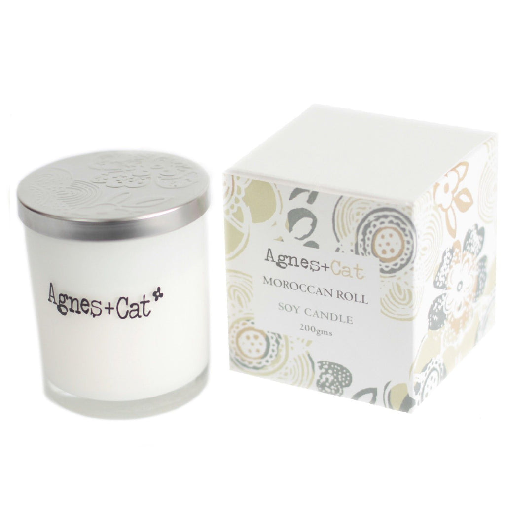 Vela Votiva de Soja – Marroquina (Moroccan Roll) | Agnes + Cat