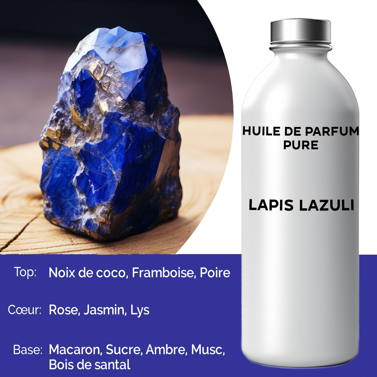 Óleo de Fragrância Puro Lápis-Lazúli – 500 ml | Ancient Wisdom