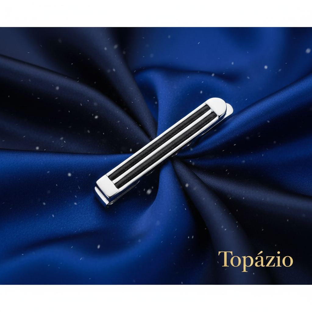 Banner Alfinete de Gravata Masculino Topázio - Azulão