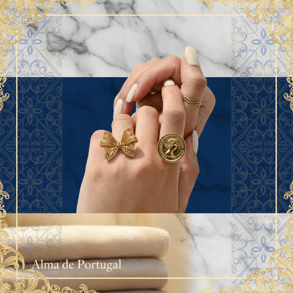 Banner Alma de Portugal - Anel Alma com lacinho