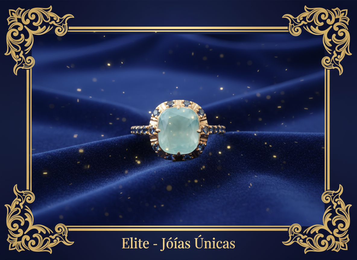 Banner Anel Elite Aquamarina - Elite - Jóias Únicas