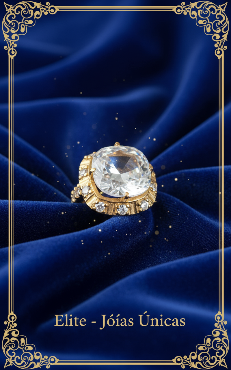 Banner Anel Elite Cristal de Quartzo - Elite - Jóias Únicas