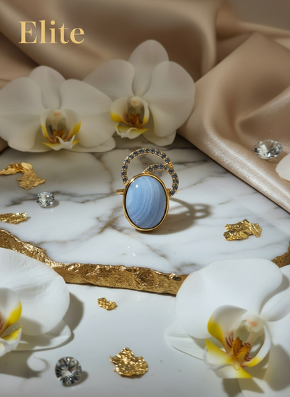 Banner Anel Elite Moon Acquamarina