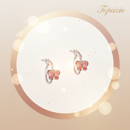 Banner Argolas Borboleta Infantil Topázio