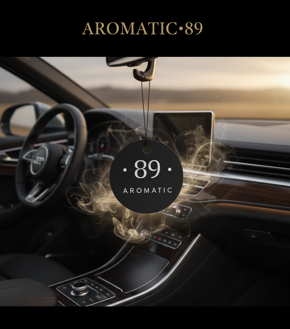 Banner AROMATIC•89• Ambientador de Papel Pendurado para Carro