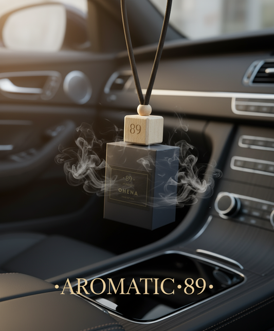 Banner AROMATIC•89• Ambientador Suspenso para Carro - Frasco