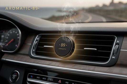 Banner AROMATIC•89• Clipes de Ventilação Purificador de Ar para Carro