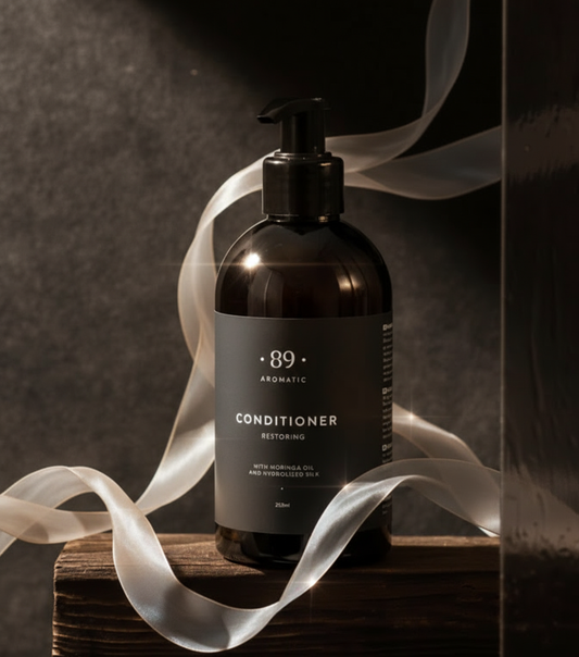 Banner AROMATIC•89• Condicionador Restaurador de Cabelo